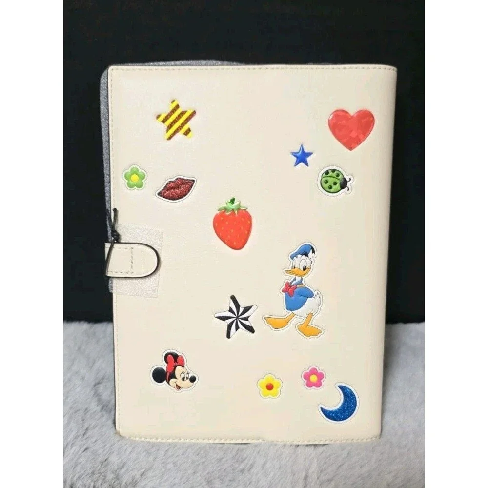Coach X Disney MICKEY PLUTO DONALD Minnie Notebook Chalk - Nwt